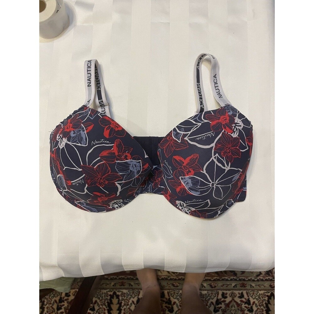 Nautica Multi Colored Underwire Bra Size 40DD